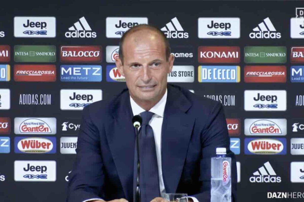 Allegri in conferenza