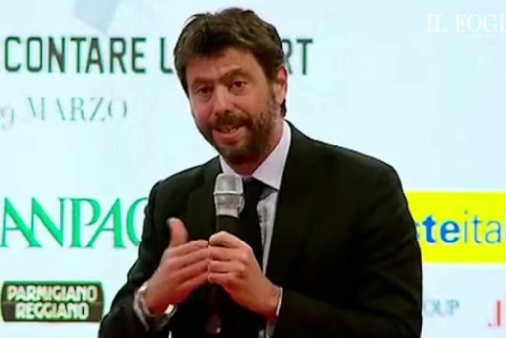 Andrea Agnelli all'evento de Il Foglio