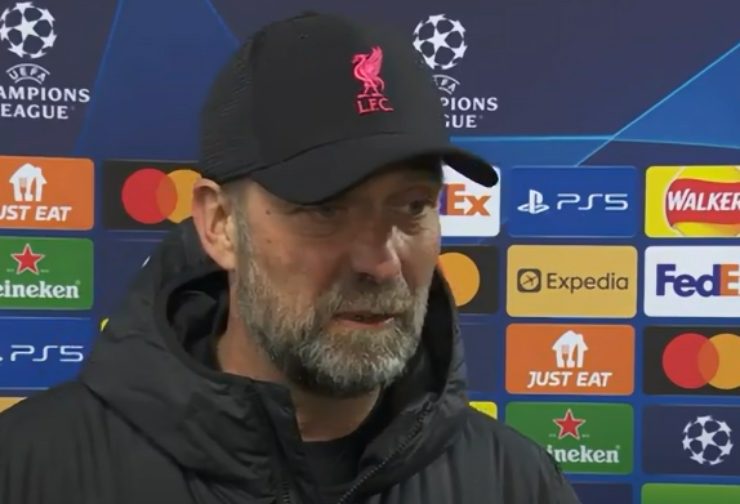 Klopp dopo una partita in Champions alla guida del Liverpool